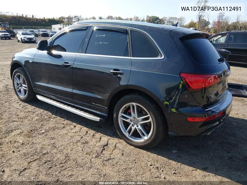 2016 AUDI Q5 VIN WA1D7AFP3GA112491 — фото 3