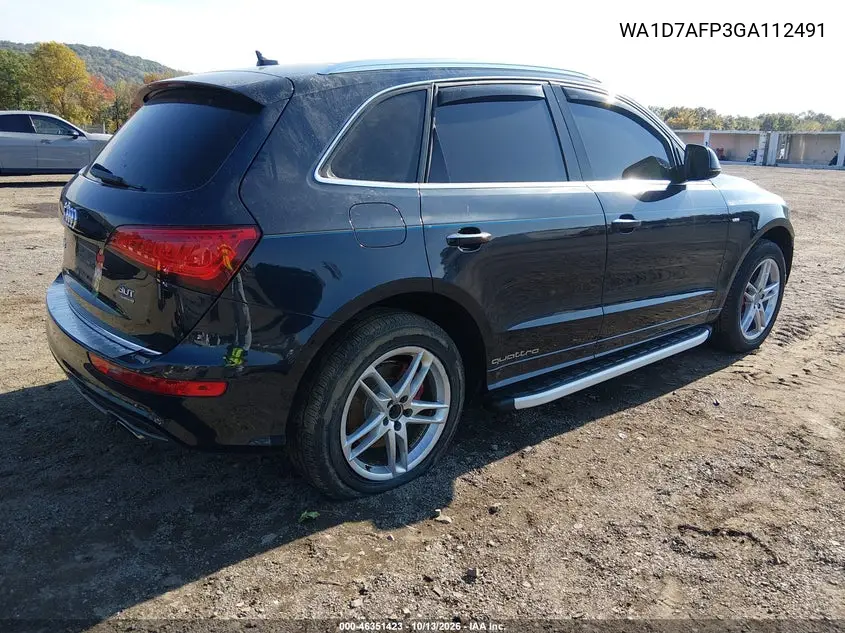 2016 AUDI Q5 VIN WA1D7AFP3GA112491 — фото 4