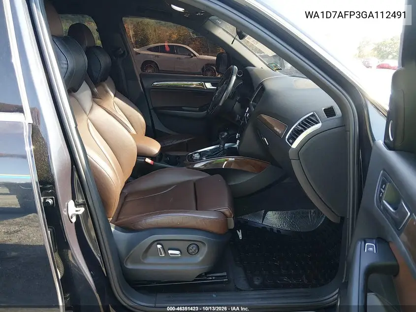 2016 AUDI Q5 VIN WA1D7AFP3GA112491 — фото 5