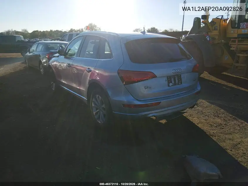 2016 AUDI Q5 VIN WA1L2AFP2GA092826 — фото 3