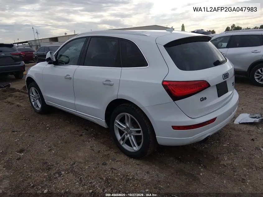 2016 AUDI Q5 VIN WA1L2AFP2GA047983 — фото 3