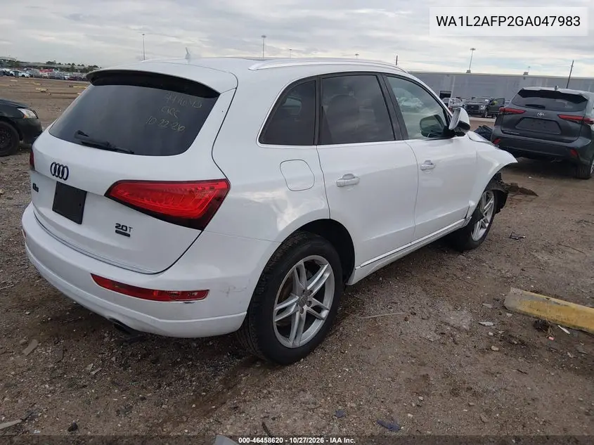 2016 AUDI Q5 VIN WA1L2AFP2GA047983 — фото 4