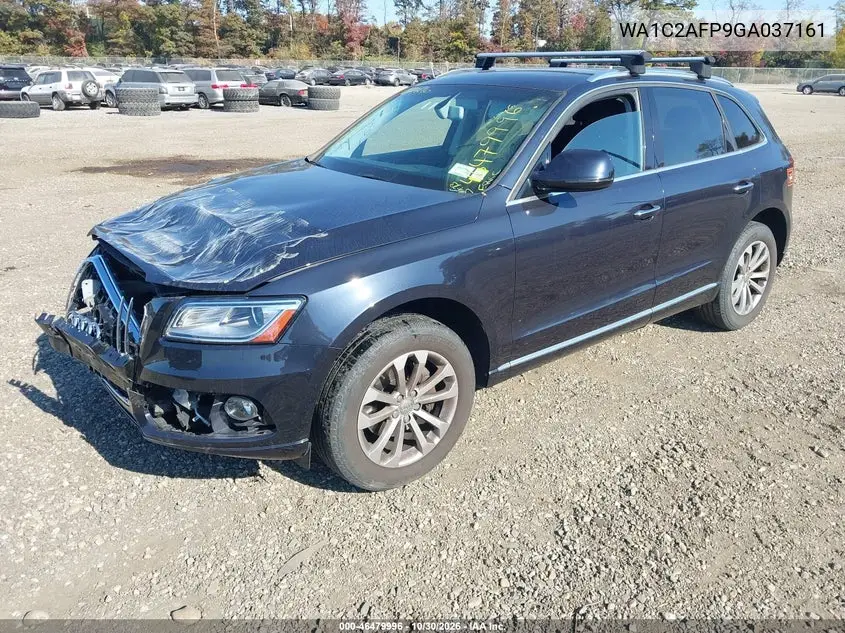 2016 AUDI Q5 VIN WA1C2AFP9GA037161 — фото 2