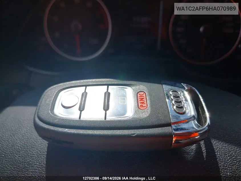 2017 AUDI Q5 VIN WA1C2AFP6HA070989 — фото 11