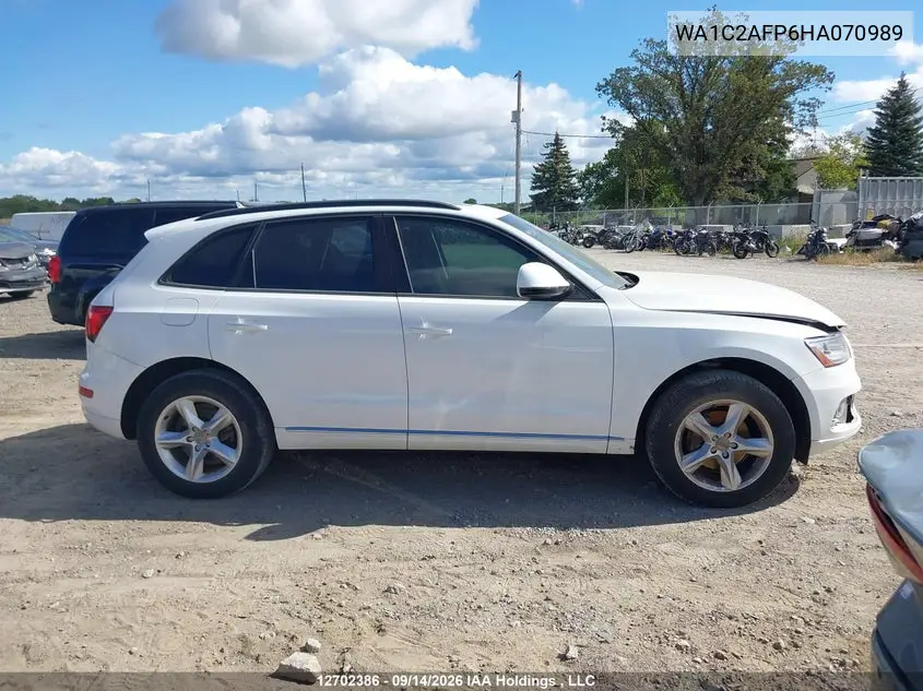 2017 AUDI Q5 VIN WA1C2AFP6HA070989 — фото 13