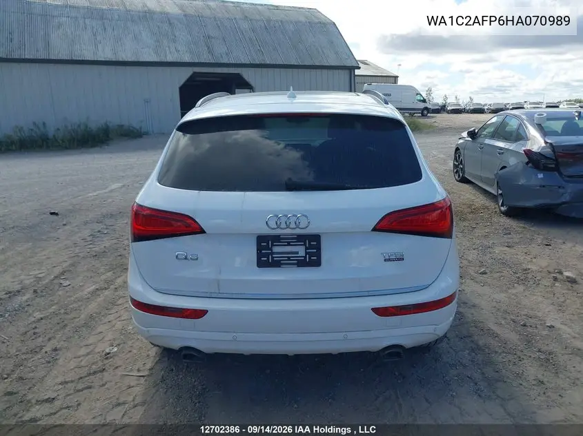 2017 AUDI Q5 VIN WA1C2AFP6HA070989 — фото 16