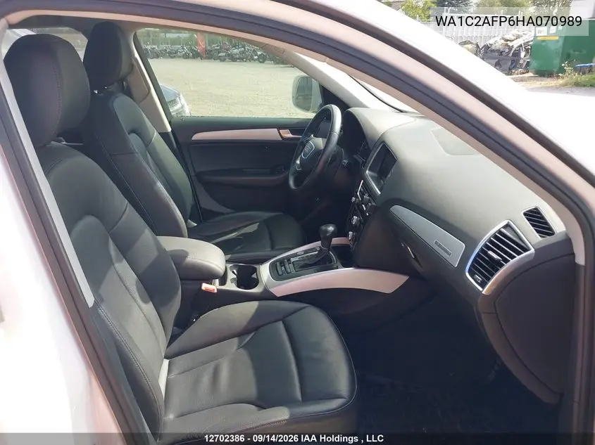 2017 AUDI Q5 VIN WA1C2AFP6HA070989 — фото 5