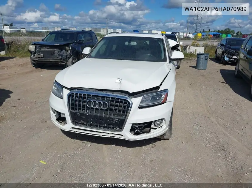 2017 AUDI Q5 VIN WA1C2AFP6HA070989 — фото 6
