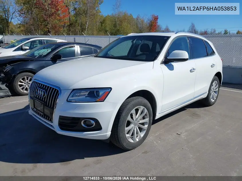 2017 AUDI Q5 VIN WA1L2AFP6HA053853 — фото 2