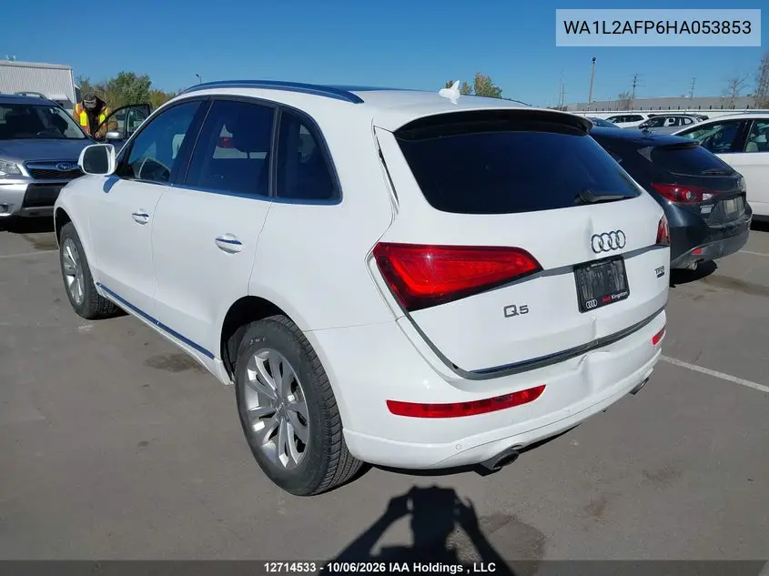 2017 AUDI Q5 VIN WA1L2AFP6HA053853 — фото 3