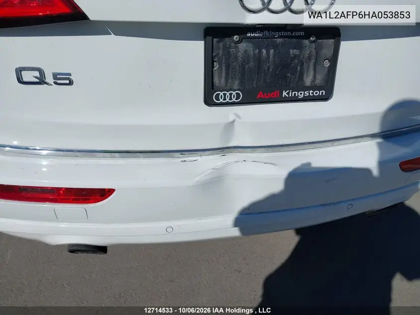 2017 AUDI Q5 VIN WA1L2AFP6HA053853 — фото 6