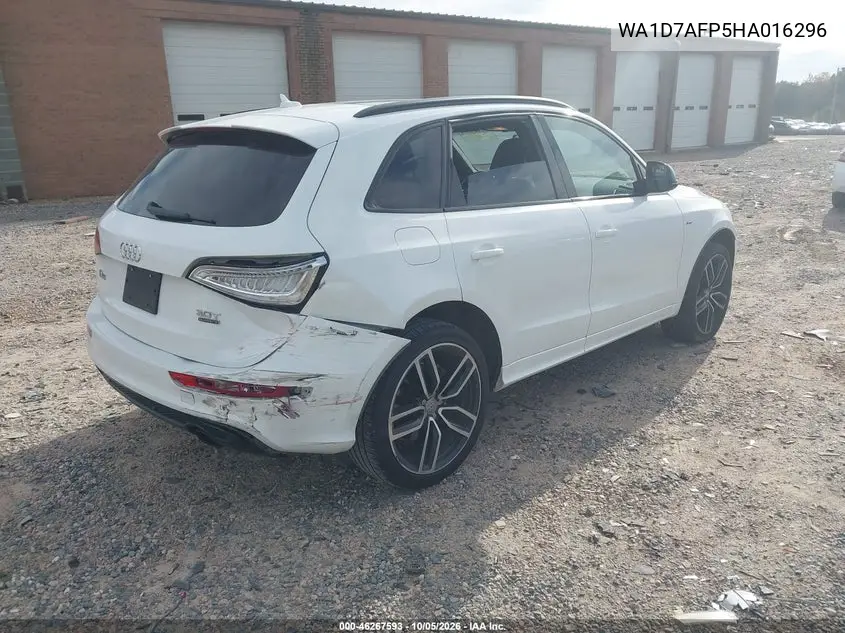 2017 AUDI Q5 VIN WA1D7AFP5HA016296 — фото 4