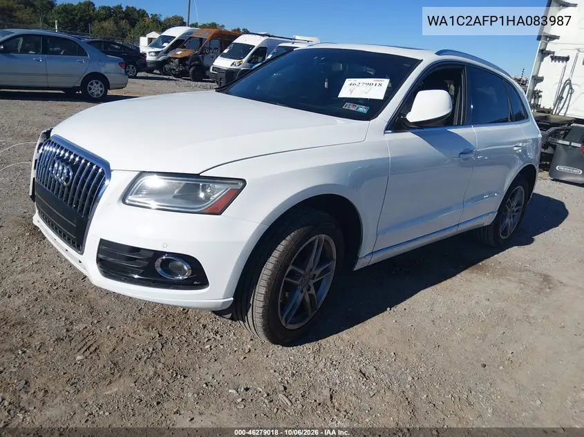 2017 AUDI Q5 VIN WA1C2AFP1HA083987 — фото 2