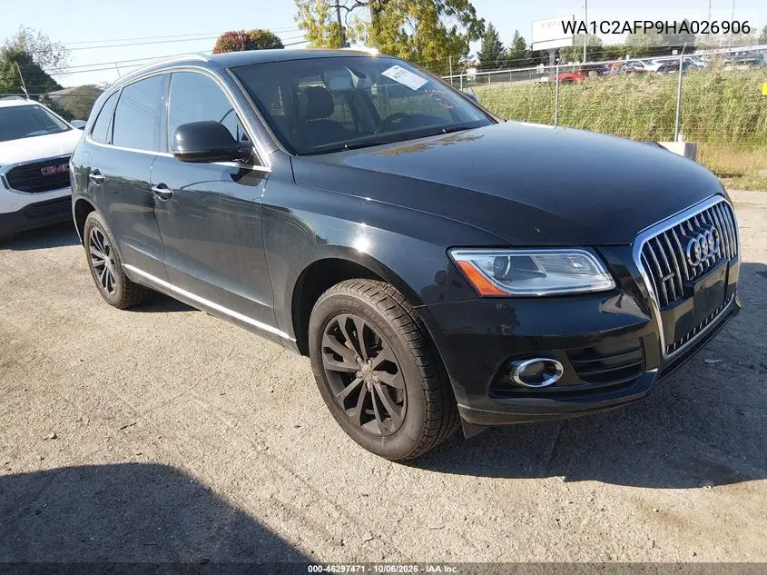 AUDI Q5 2017, VIN WA1C2AFP9HA026906