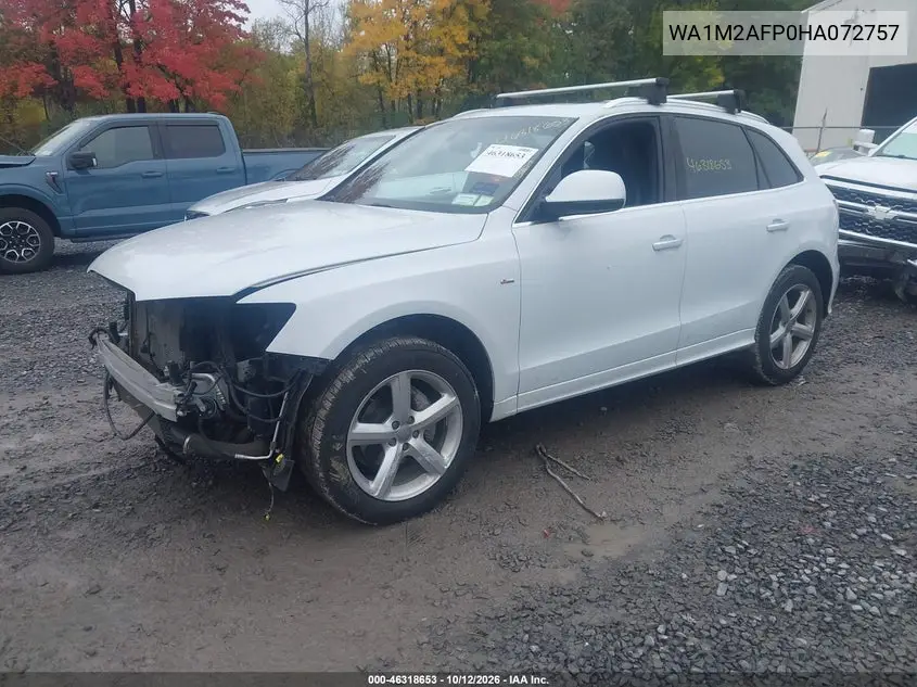 2017 AUDI Q5 VIN WA1M2AFP0HA072757 — фото 2