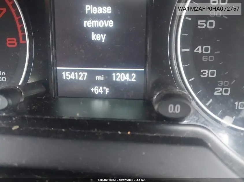 2017 AUDI Q5 VIN WA1M2AFP0HA072757 — фото 7