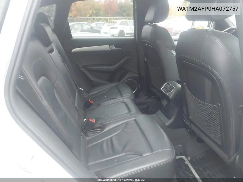 2017 AUDI Q5 VIN WA1M2AFP0HA072757 — фото 8