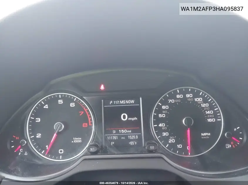 2017 AUDI Q5 VIN WA1M2AFP3HA095837 — фото 7