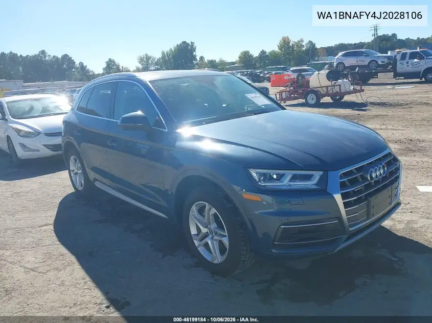 AUDI Q5 2018, VIN WA1BNAFY4J2028106