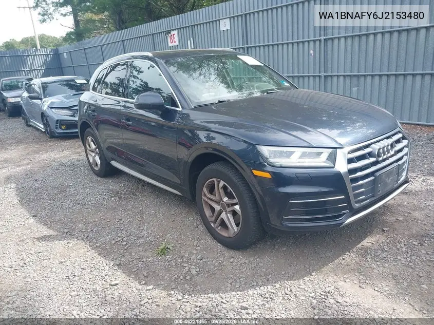 AUDI Q5 2018, VIN WA1BNAFY6J2153480