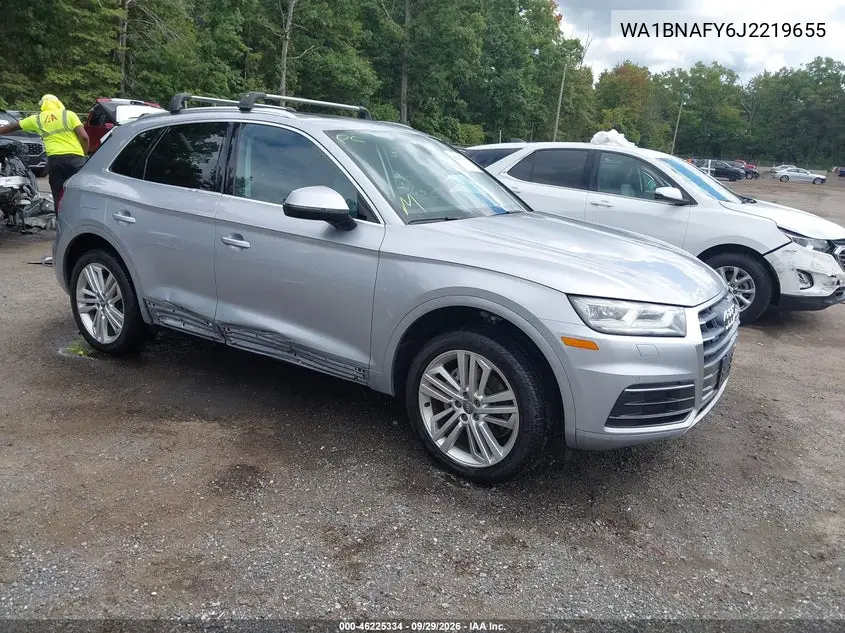 AUDI Q5 2018, VIN WA1BNAFY6J2219655