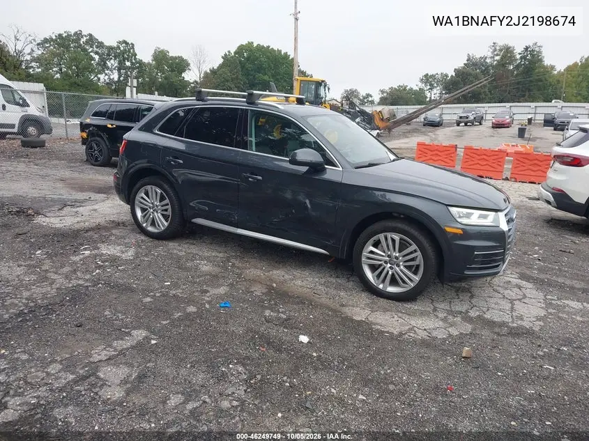 AUDI Q5 2018, VIN WA1BNAFY2J2198674