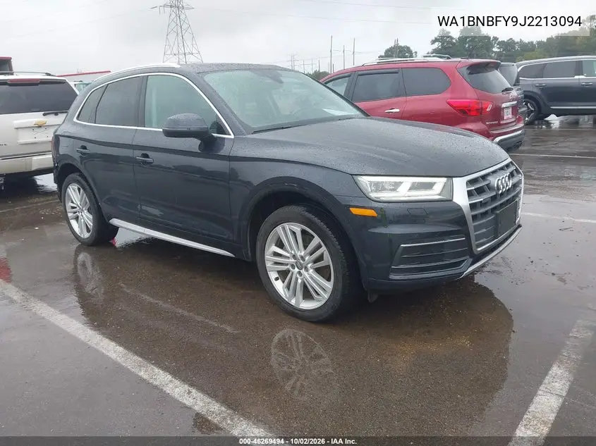 AUDI Q5 2018, VIN WA1BNBFY9J2213094