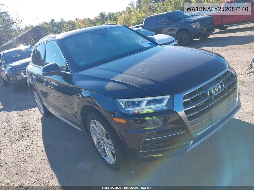 AUDI Q5 2018, VIN WA1BNAFY2J2087140