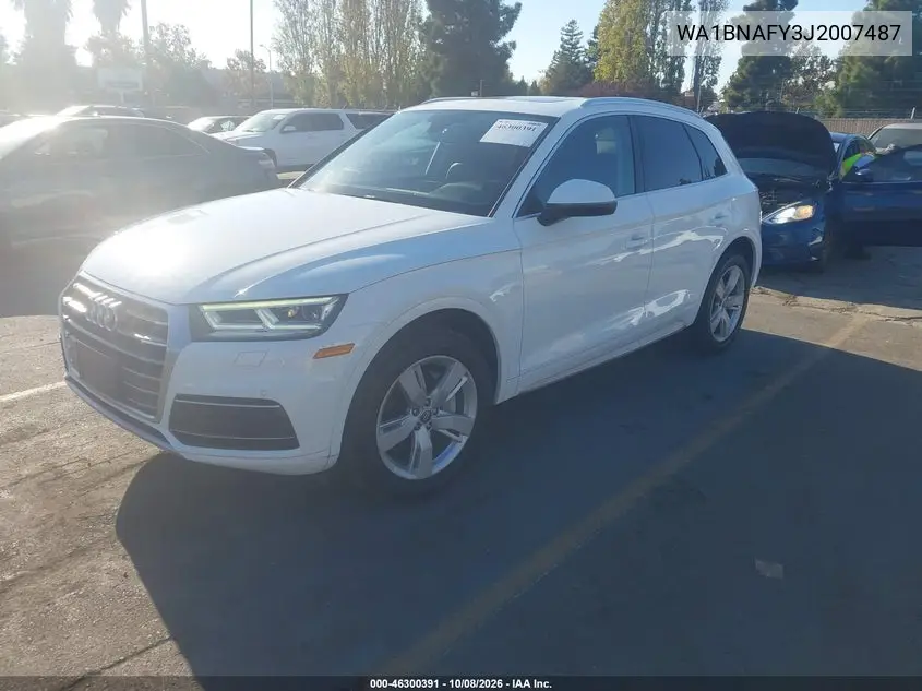 2018 AUDI Q5 VIN WA1BNAFY3J2007487 — фото 2