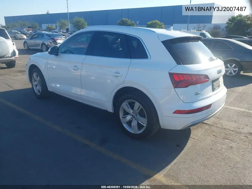 2018 AUDI Q5 VIN WA1BNAFY3J2007487 — фото 3