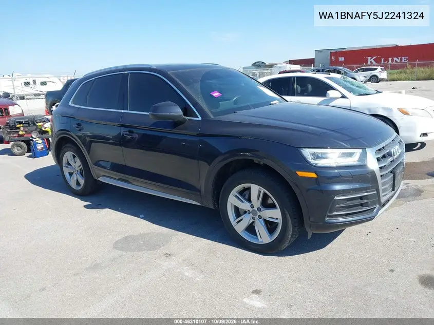 AUDI Q5 2018, VIN WA1BNAFY5J2241324