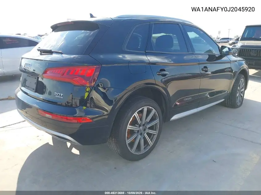 2018 AUDI Q5 VIN WA1ANAFY0J2045920 — фото 4