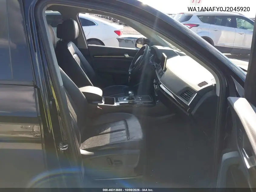 2018 AUDI Q5 VIN WA1ANAFY0J2045920 — фото 5