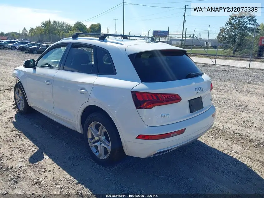 2018 AUDI Q5 VIN WA1ANAFY2J2075338 — фото 3