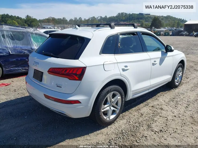 2018 AUDI Q5 VIN WA1ANAFY2J2075338 — фото 4