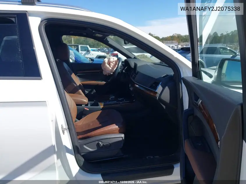 2018 AUDI Q5 VIN WA1ANAFY2J2075338 — фото 5