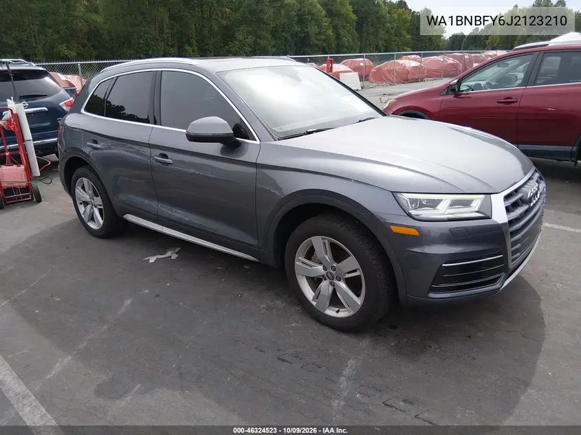 AUDI Q5 2018, VIN WA1BNBFY6J2123210