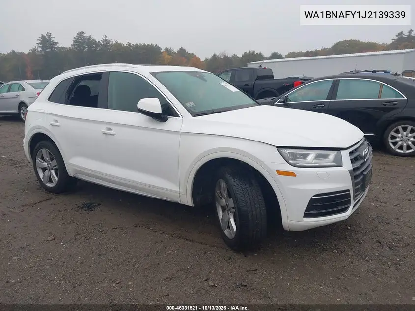 AUDI Q5 2018, VIN WA1BNAFY1J2139339