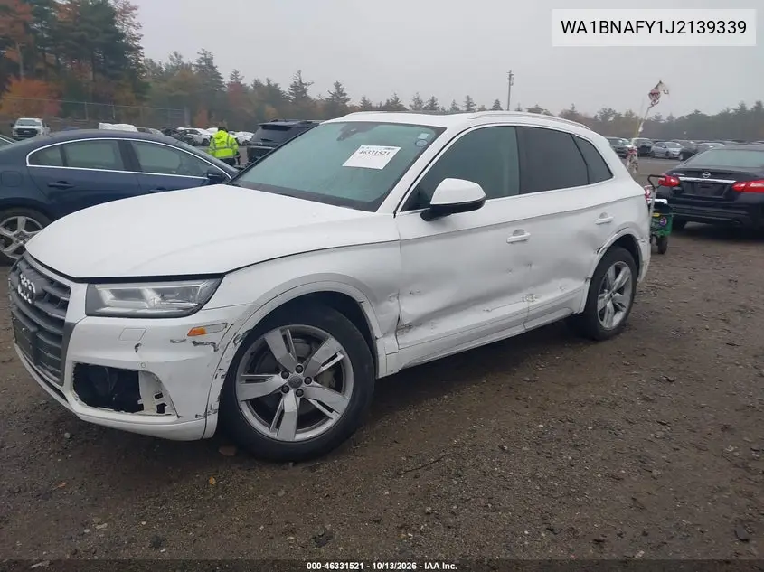 2018 AUDI Q5 VIN WA1BNAFY1J2139339 — фото 2