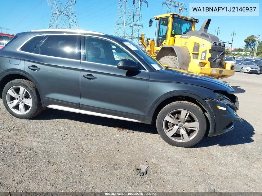AUDI Q5 2018, VIN WA1BNAFY1J2146937
