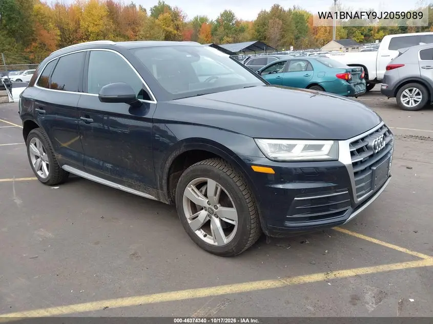 AUDI Q5 2018, VIN WA1BNAFY9J2059089
