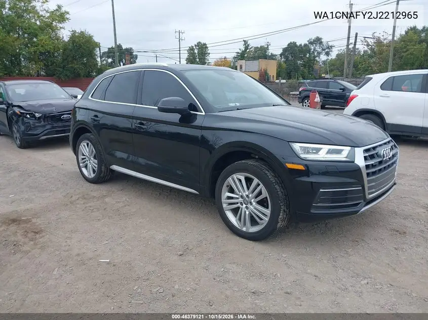 AUDI Q5 2018, VIN WA1CNAFY2J2212965