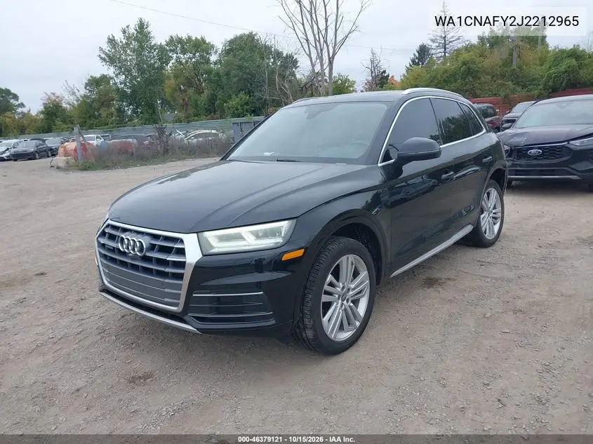 2018 AUDI Q5 VIN WA1CNAFY2J2212965 — фото 2
