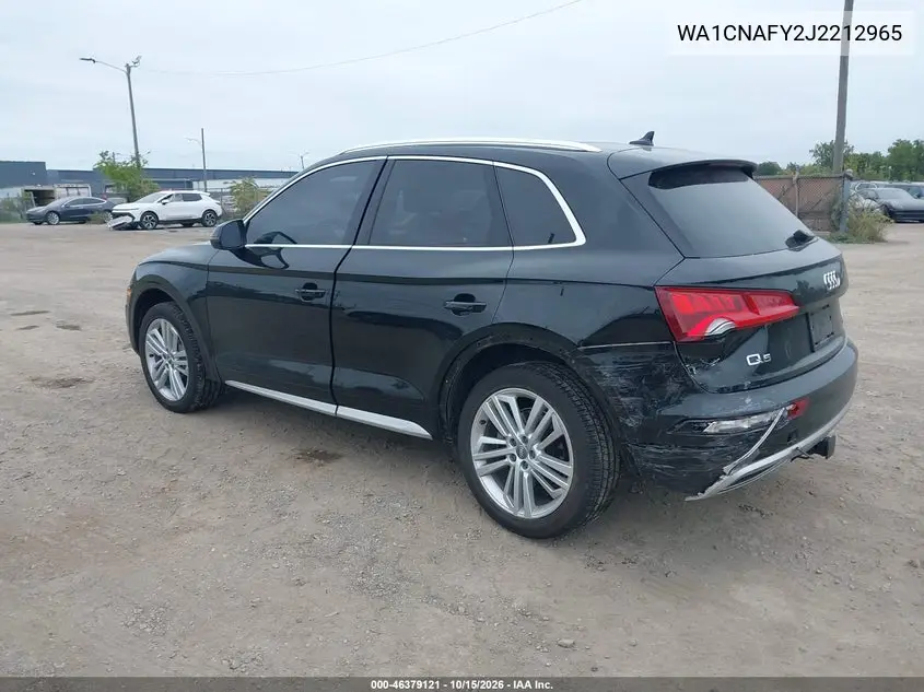 2018 AUDI Q5 VIN WA1CNAFY2J2212965 — фото 3