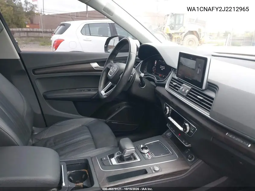 2018 AUDI Q5 VIN WA1CNAFY2J2212965 — фото 5