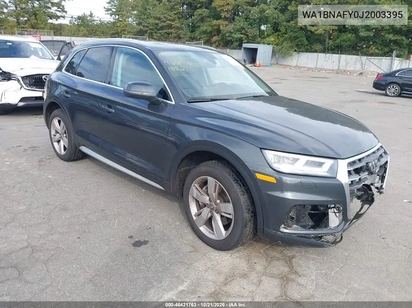AUDI Q5 2018, VIN WA1BNAFY0J2003395