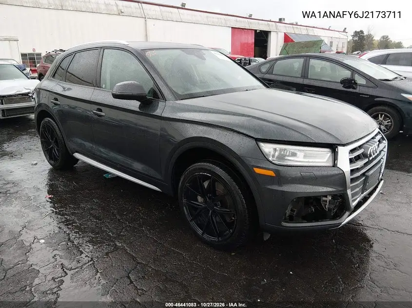 AUDI Q5 2018, VIN WA1ANAFY6J2173711