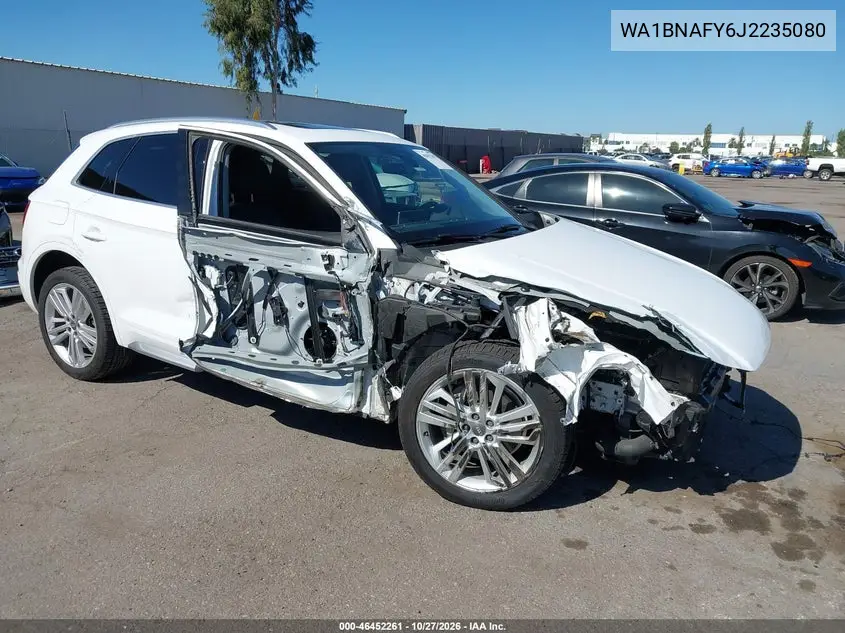 AUDI Q5 2018, VIN WA1BNAFY6J2235080
