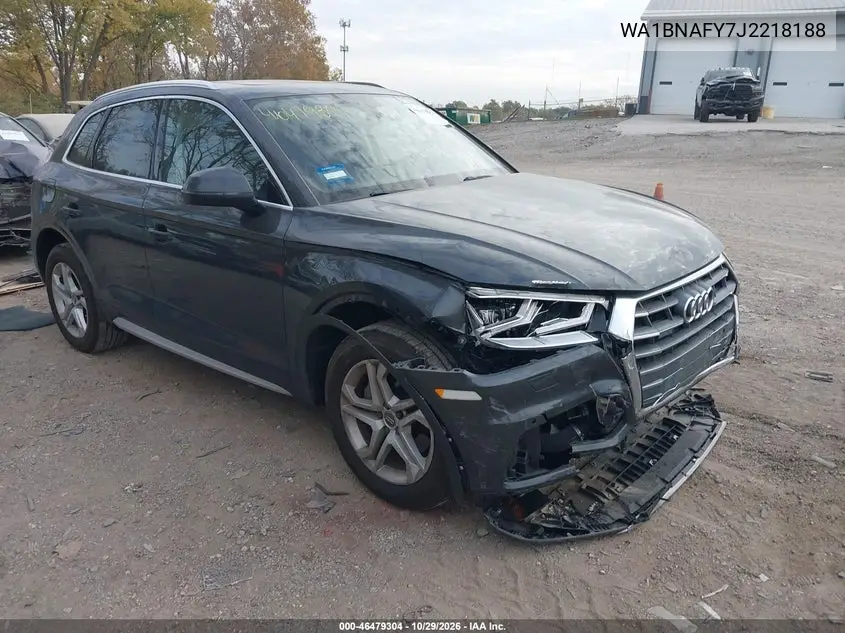 AUDI Q5 2018, VIN WA1BNAFY7J2218188