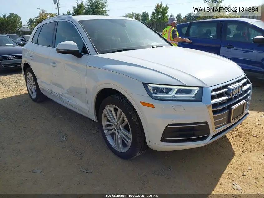 AUDI Q5 2019, VIN WA1BNAFYXK2134884